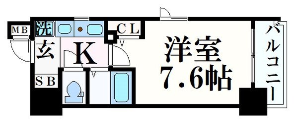 三ノ宮駅 徒歩10分 10階の物件間取画像